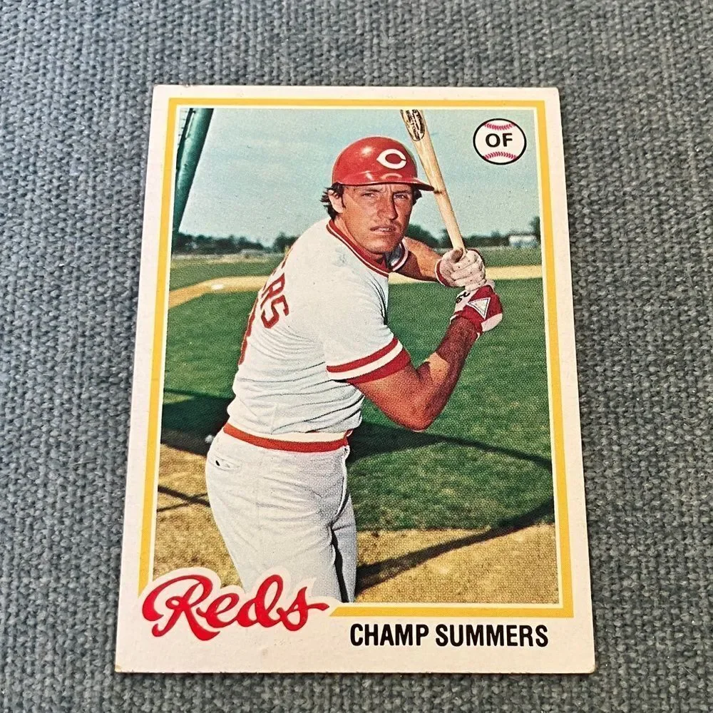 1978 Topps Cincinnati Reds Baseball Card Trading Card